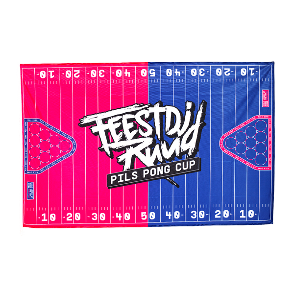 Feestdjruud  FeestDJRuud Pils Pong Cup Mega Vlag.