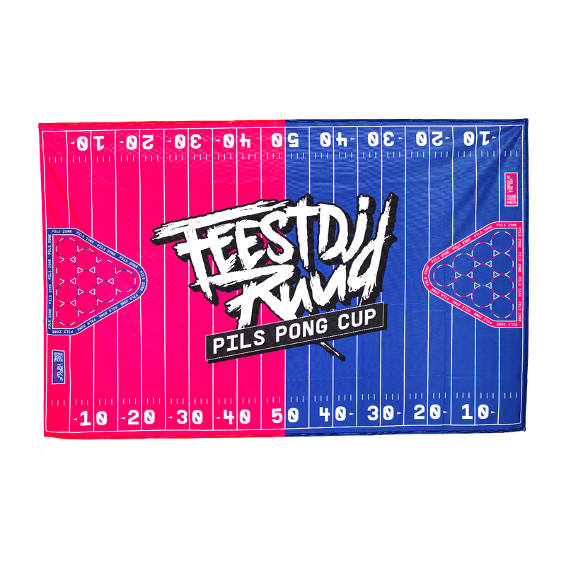 Feestdjruud  FeestDJRuud Pils Pong Cup Mega Vlag.