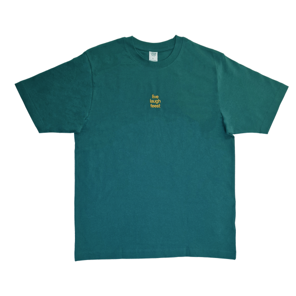 "live laugh feest" tee (UITVERKOCHT)